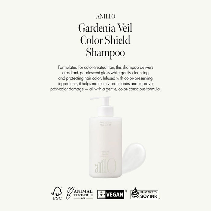 Anillo Gardenia Veil Color Shield Shampoo Nudie Glow Australia