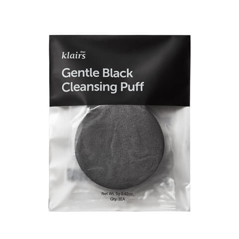 KLAIRS Gentle Black Cleansing Puff Nudie Glow Best Korean Beauty Australia