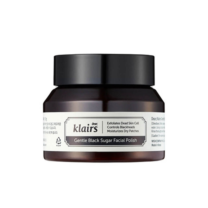 Nudie Glow Dear Klairs Gentle Black Sugar Facial Polish Korean Beauty Skincare Australia