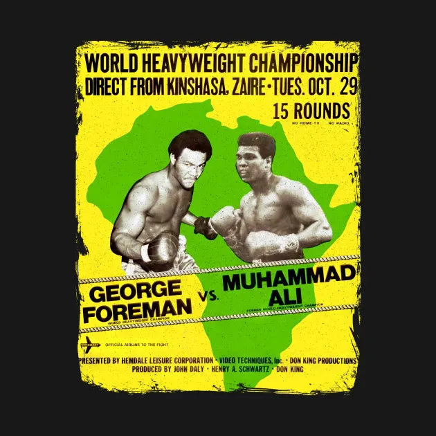 George Foreman Vs Muhammad Ali - The Rumble In The Jungle T-Shirt