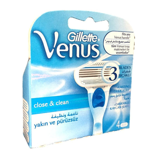 Gillette Venus Close & Clean Blade 4's 29793