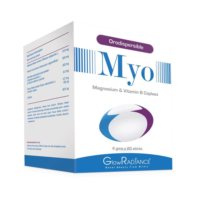 Glow Radiance Myo Magnesium & Vitamin B Coplaex 4G Sticks 20'S
