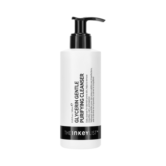 The Inkey List cleanser bottle on a white background