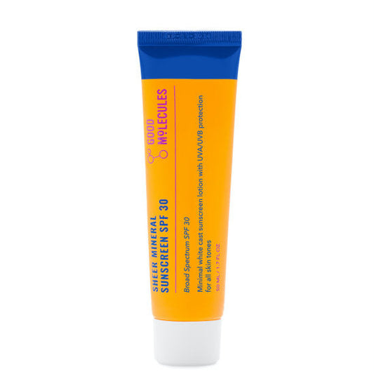 good molecules sheer mineral sunscreen spf 30