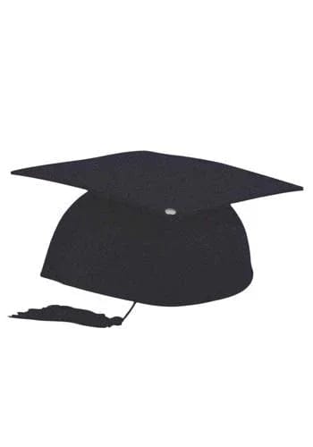 GRADUATION CAP W/ TASSEL - BLACK - USA Party Store