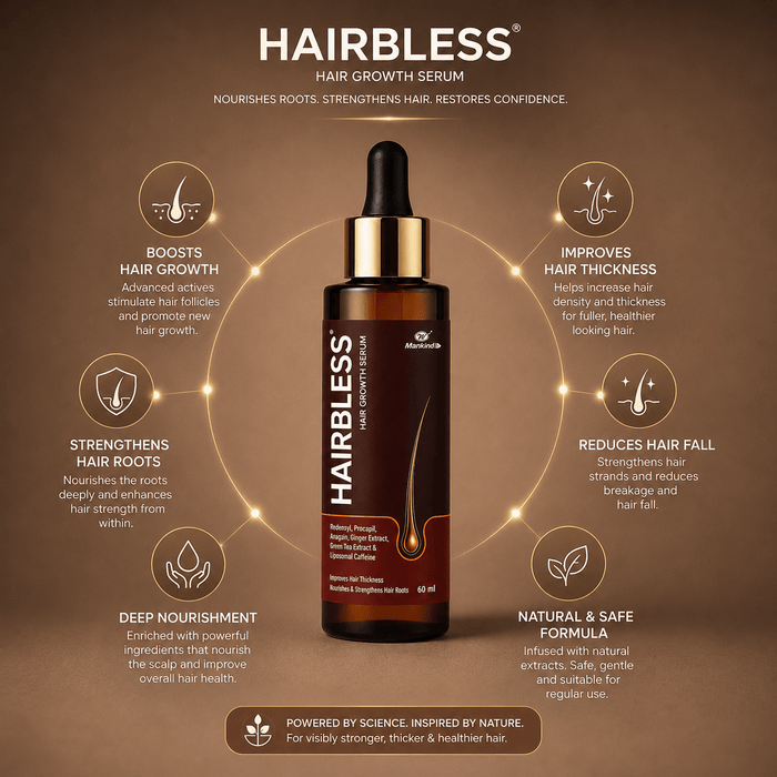 Hairbless Hair Growth Serum - Cosmosentials