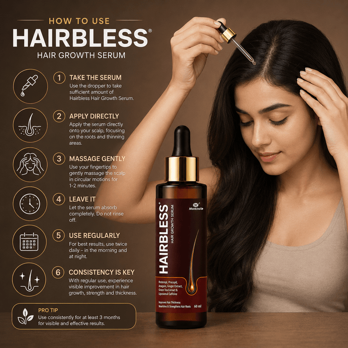 Hairbless Hair Growth Serum - Cosmosentials