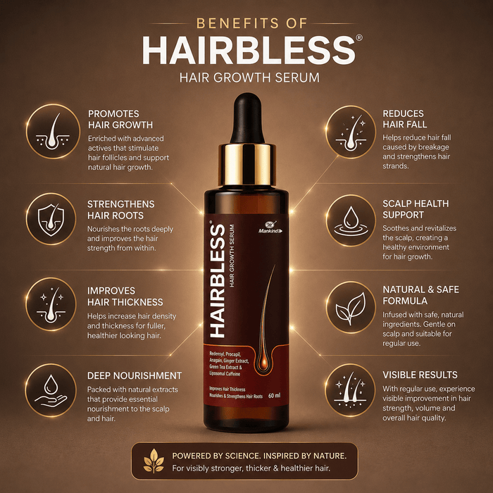 Hairbless Hair Growth Serum - Cosmosentials
