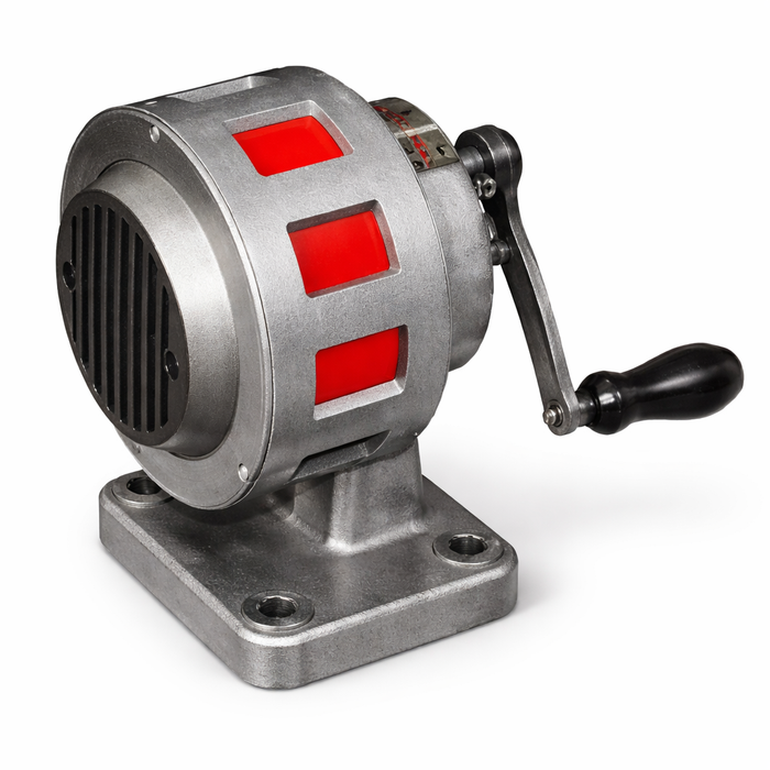Hand Operated Emergency Siren 1KM Range | Industrial Manual Alarm Siren | Heavy Duty Cast Iron Body