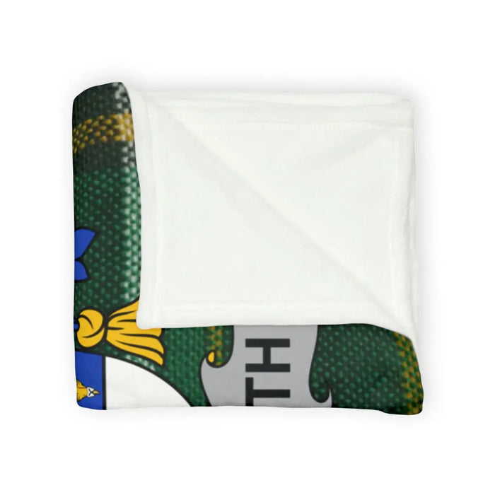 Heraldic Crest Design Cozy and Soft Blanket