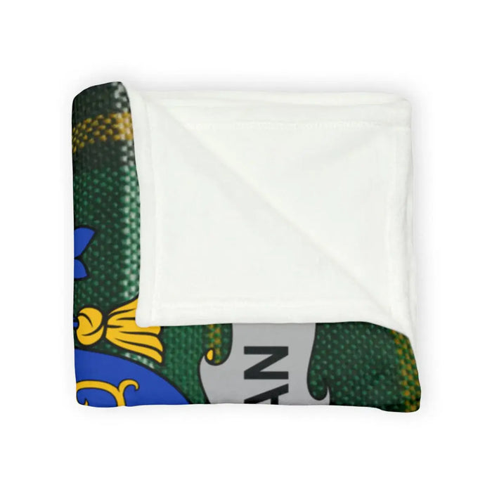 Colorful Crest Pattern Cozy and Snug Blanket