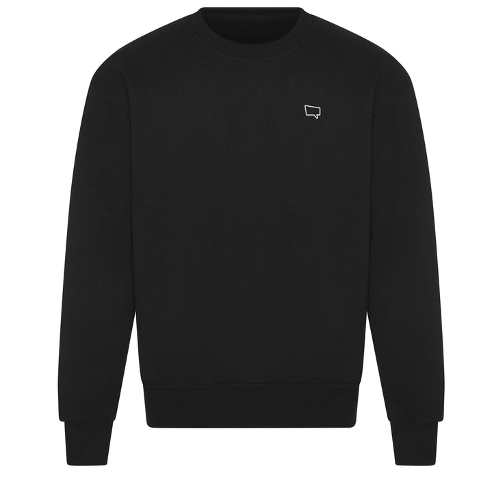 XS / Black Tee / White Logo