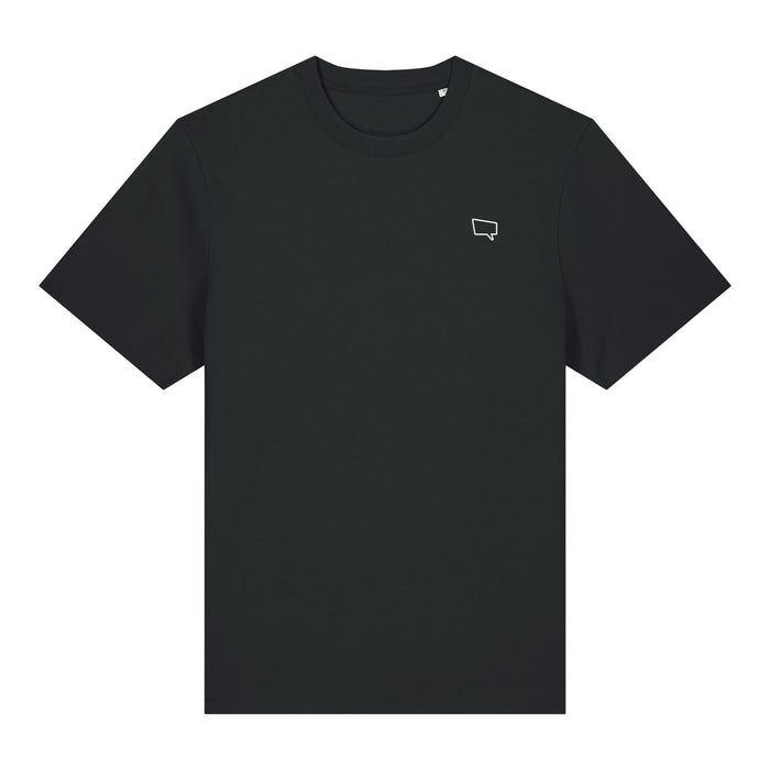 XS / Black Tee / White Logo