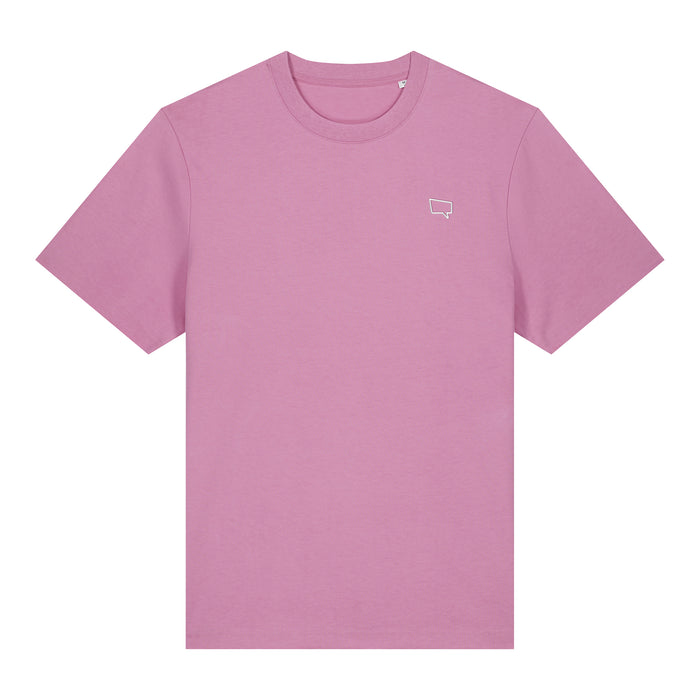 XS / Bubble Pink Tee / White Logo