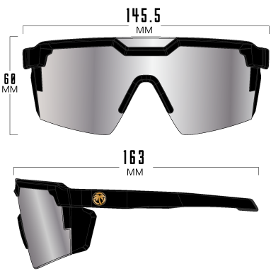 Heat Wave Future Tech Sunglasses: Turbo Frame/Sunblast Lens Z87+ - HardHatGear