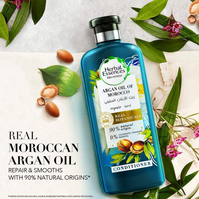 Herbal Essences Bio Renew & Repair Hair Conditioner with Argan Oil of Morocco, 400ml - Makkah Pharmacy