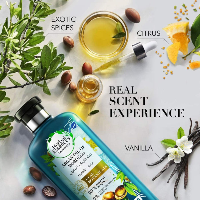 Herbal Essences Bio Renew & Repair Hair Conditioner with Argan Oil of Morocco, 400ml - Makkah Pharmacy