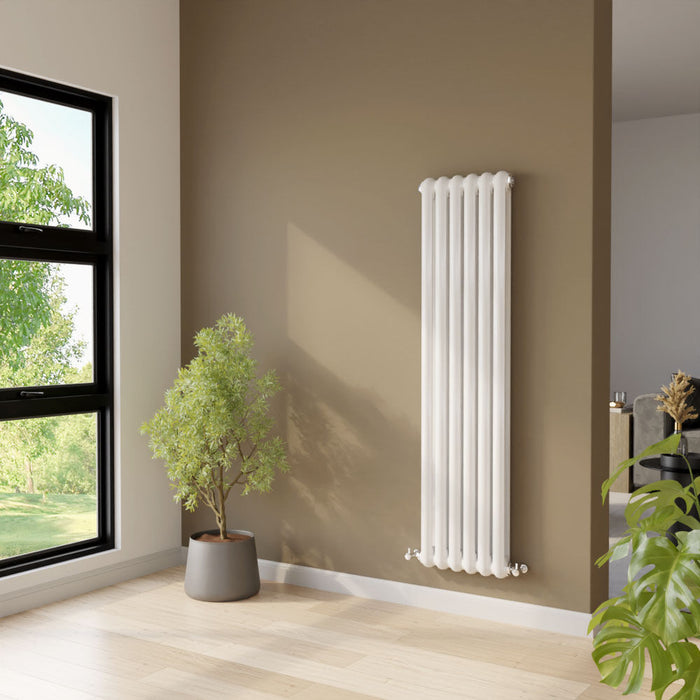 [BHAS002] Huddlesford Contemporary Vertical Double Panel Radiator, Choice of Colour and Size