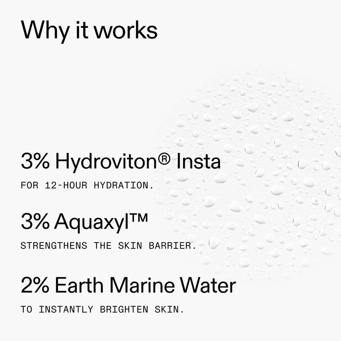 Hydro-Surge Dewy Face Mist ingredients with a white background