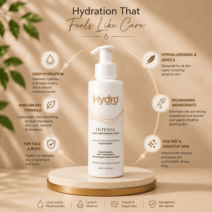 Hydro Active Intense Daily Moisturizing Lotion 180ml - Cosmosentials