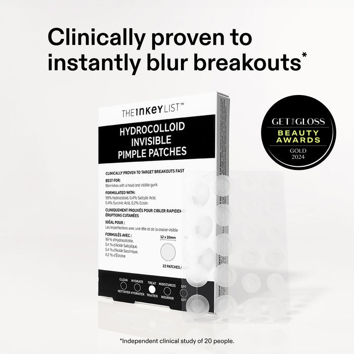 Hydrocolloid Invisible Pimple Patches with Get the Gloss award