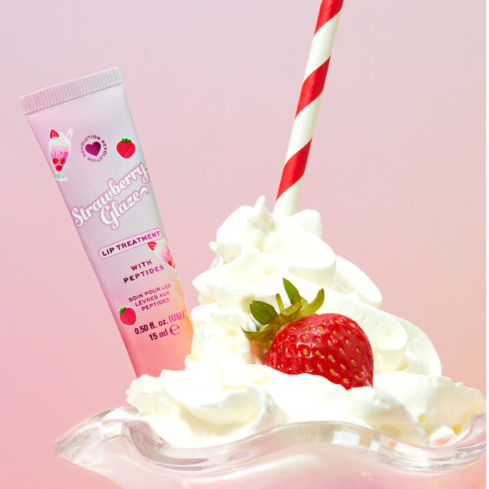I Heart Revolution Strawberry Glaze Peptide Lip Balm