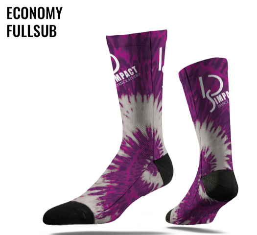 IDS Tie Dye Strideline Crew Sock