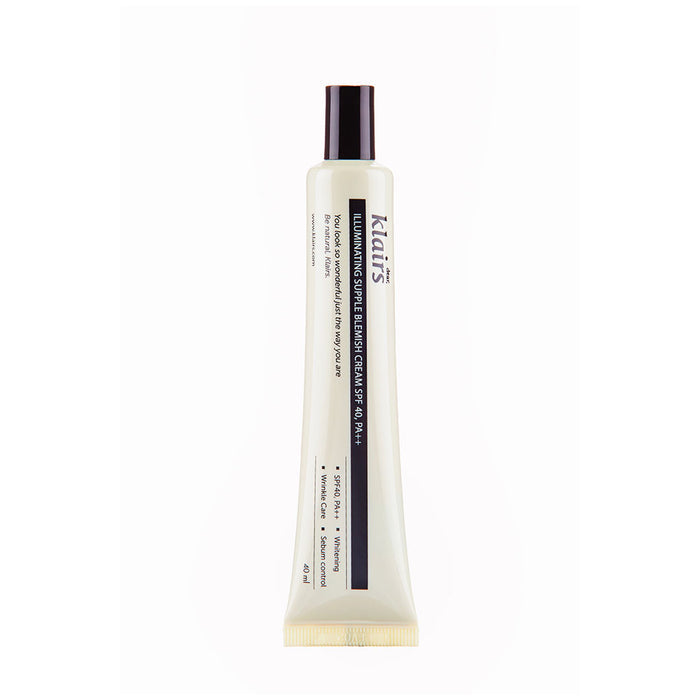 KLAIRS Illuminating Supple Blemish Cream SPF 40, PA++ Nudie Glow Best Korean Beauty Australia