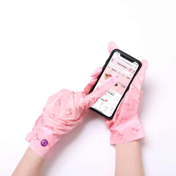 TONY MOLY I'm Lovely Peach Hand Mask Nudie Glow Australia