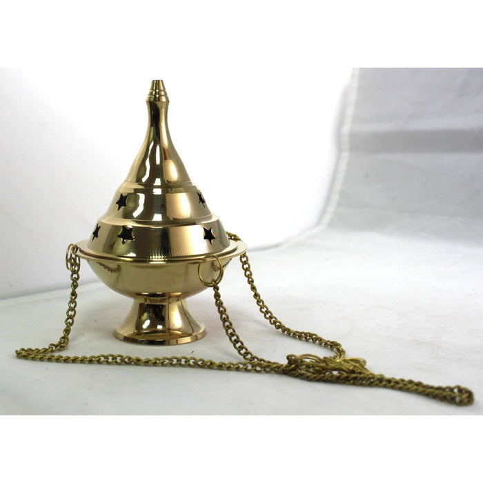 Incense Burners - Medium Brass Hanging Burner