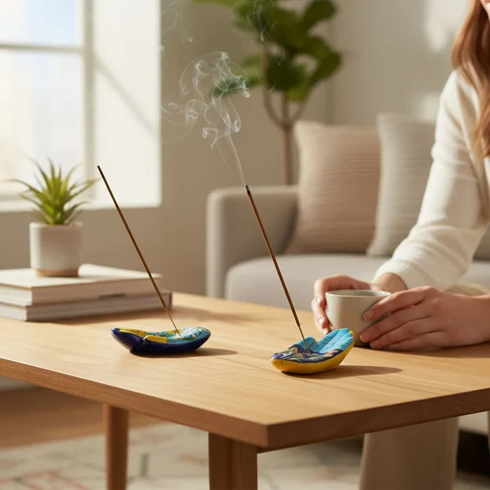 Incense Stick Holder – Hand Shape Floral