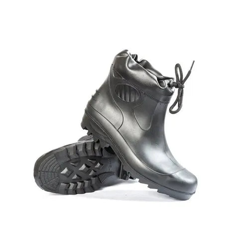 Indcare Collar Boot - Durable Half-Length Safety Boots with Lace-Up Closure
