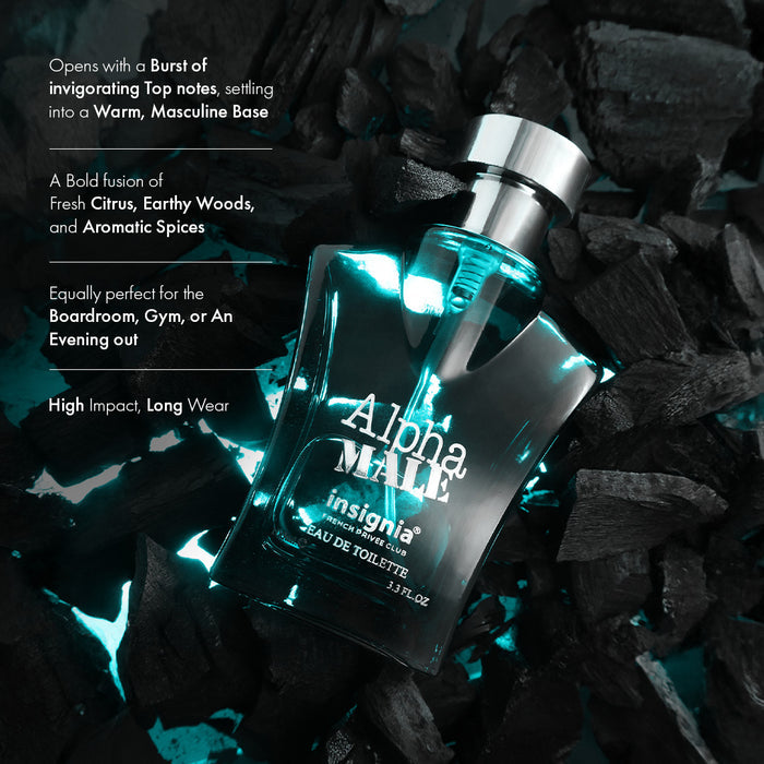 Insignia ALPHA MALE Pour Homme Eau De Toilette 100ml