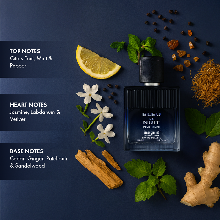 INSIGNIA BLEU DE NUIT Pour Homme Eau De Toilette 100ml