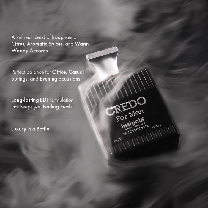 INSIGNIA CREDO Pour Homme Eau De Toilette 100ml