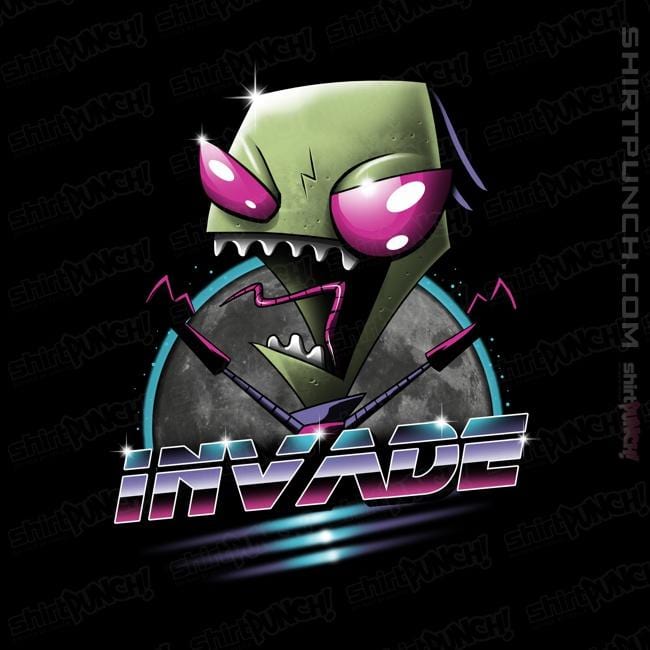 Shirts Magnets / 3"x3" / Black Invade