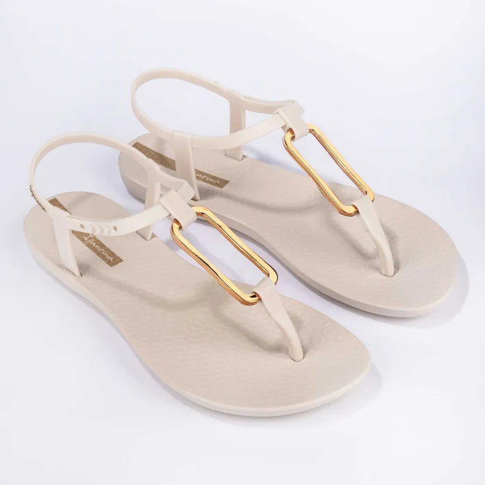Ipanema Class Modern Sandal - Beige/Gold