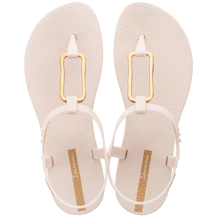 Ipanema Class Modern Sandal - Beige/Gold