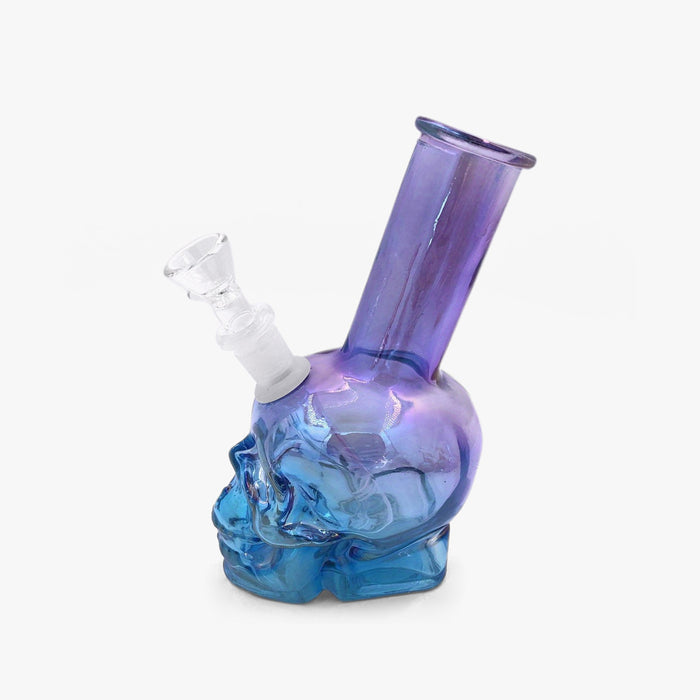 Iridescent Skull Bong