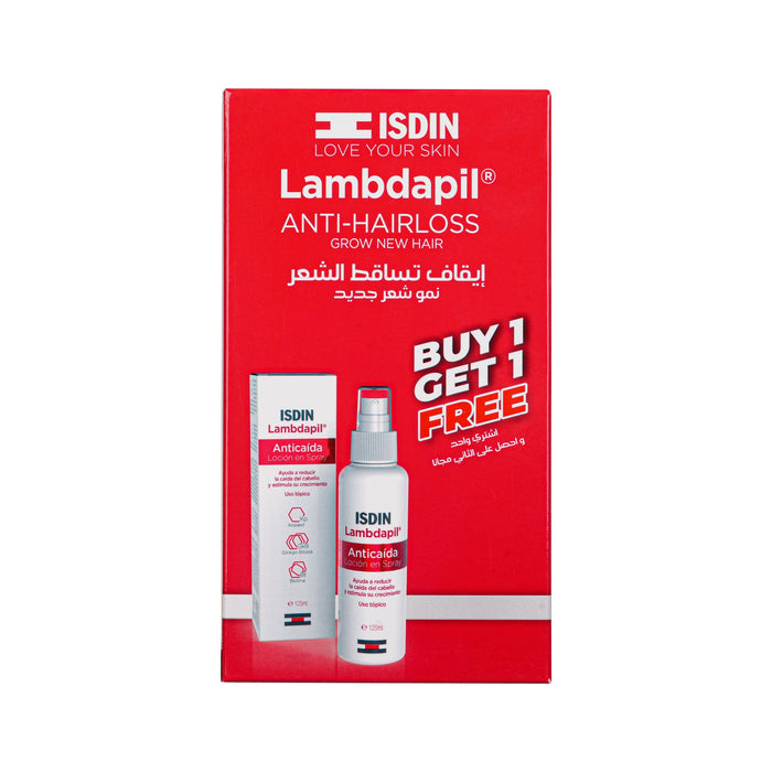 ISDIN Anti Hair Loss Grow New Hair Lotion Spray( 1+1)BUY 1 GET 1 FREE - Makkah Pharmacy