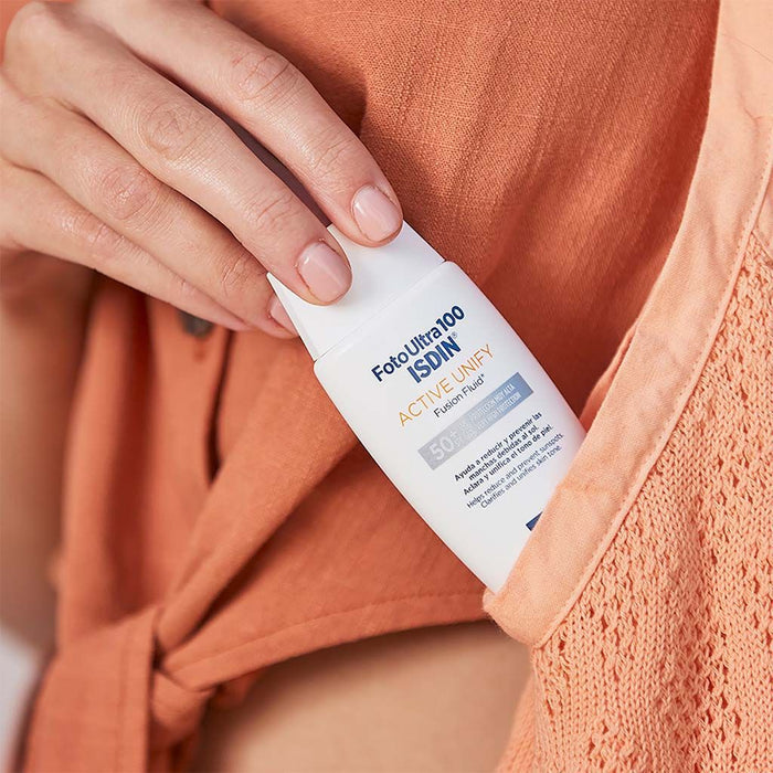 Isdin Foto Ultra Active Unify Fusion Fluid SPF 50+ - Makkah Pharmacy