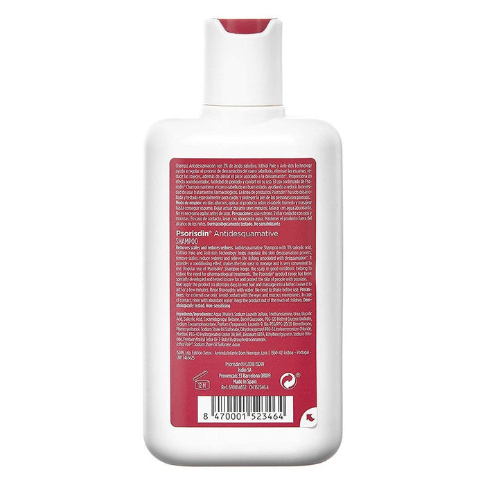 Isdin Shampoo Anti Desquamative Treatment Psorisdin, 200ml - Makkah Pharmacy