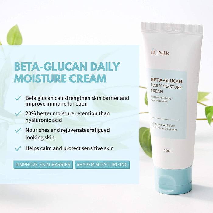 Iunik Beta-Glucan Daily Moisture Cream 60ml