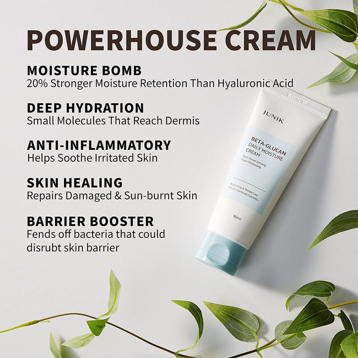 Iunik Beta-Glucan Daily Moisture Cream 60ml