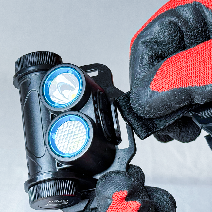 Jarsh ATEX Light Headlamp Intrinsically Safe LED Explosion-Proof Industrial Headlamp (Model: JHWL-ATEX) - IP68 Waterproof Hazard Zone Dual-Light Engine