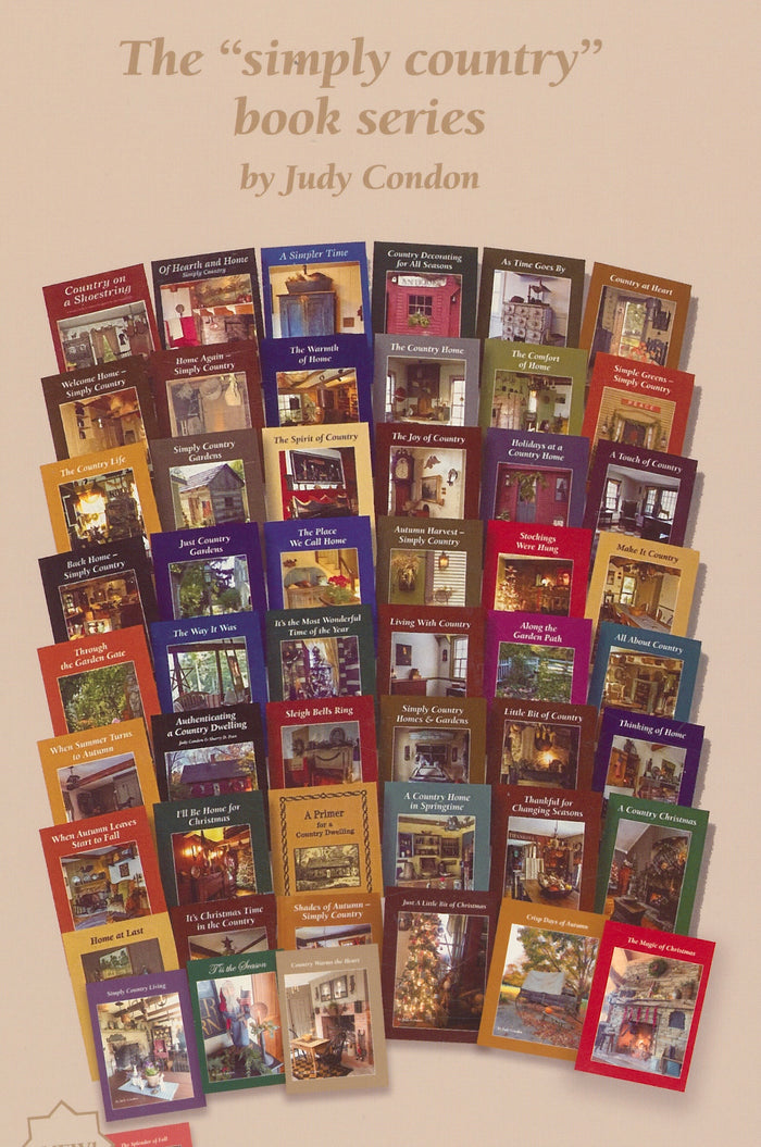 JC-SC 'Simply Country' Books by Judy Condon [Gently Used & Shop Worn]
