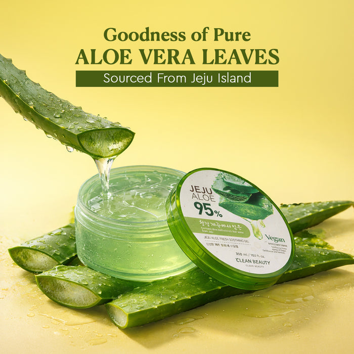 Jeju Aloe Fresh Soothing Gel 300ml