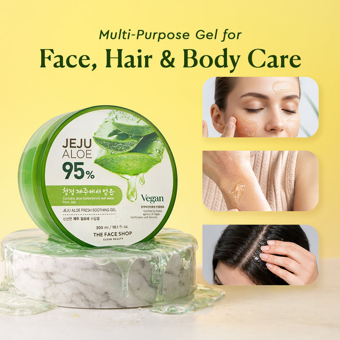 Jeju Aloe Fresh Soothing Gel 300ml