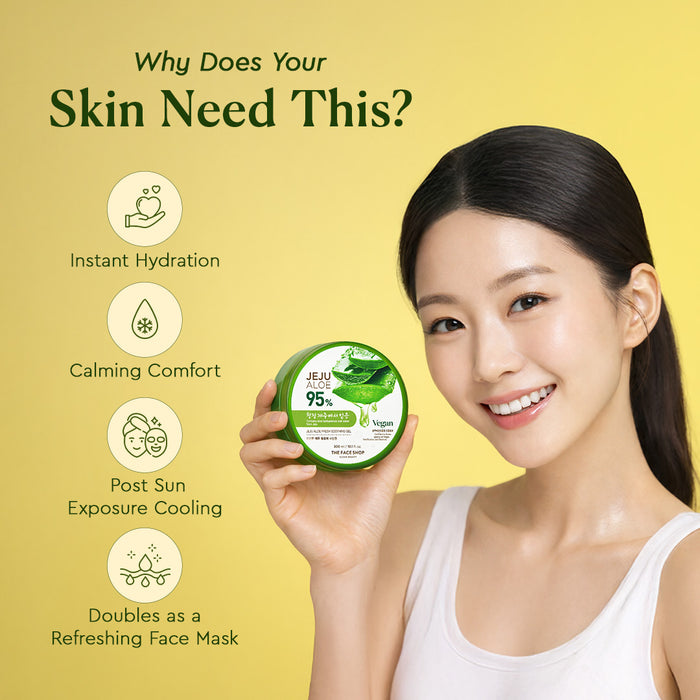 Jeju Aloe Fresh Soothing Gel 300ml