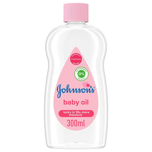 Johnson's Baby Oil Formula for Delicate Skin, 300ml - Makkah Pharmacy